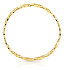 Anel Feminino De Ouro 18k Corações Vazados E Delicados